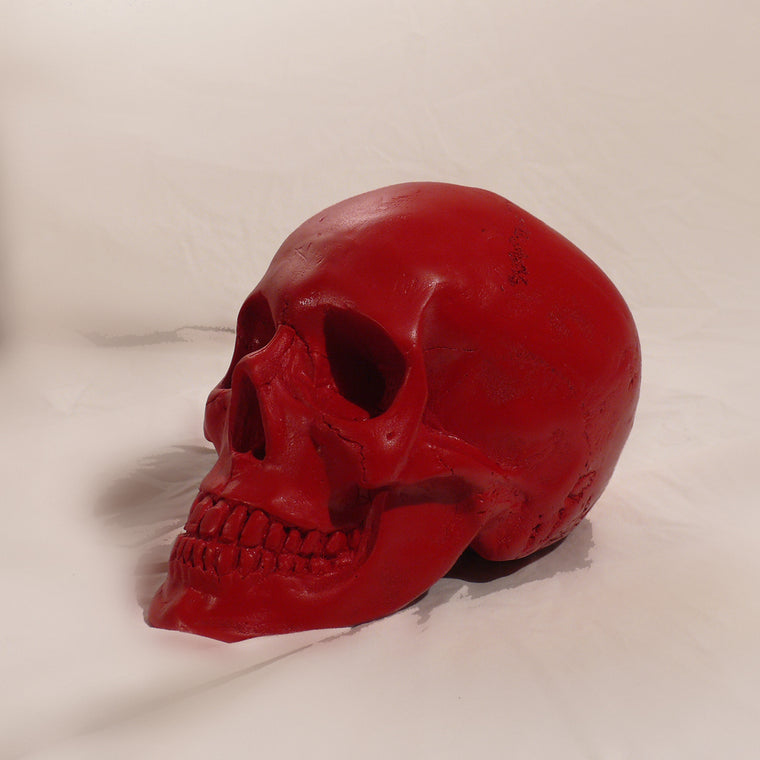 SkySkull-Rosso-Corsa-Ferrari-Red-Limited-Edition-Skull-Left-Profile