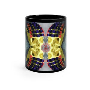 Growth Skull Black mug 11oz - SkySkull Art