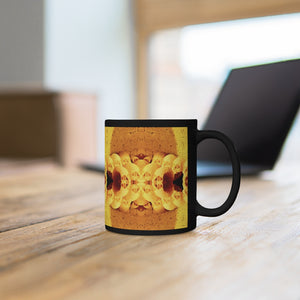 Skull Cluster Black mug 11oz - SkySkull Art