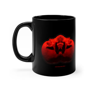 Mothoro Peak Skull Black mug 11oz - SkySkull Art