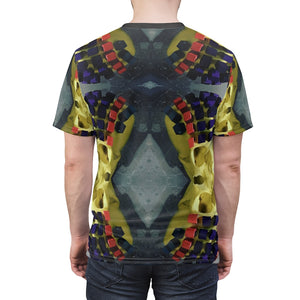 The Shield      Unisex All Over Printed Cut & Sew Tee - SkySkull Art