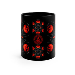 X Skulls X Black mug 11oz - SkySkull Art