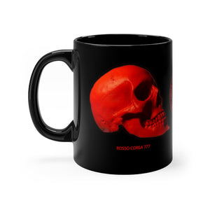 Rosso Corsa Edition Black mug 11oz - SkySkull Art