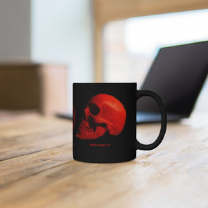 Rosso Corsa Edition Black mug 11oz - SkySkull Art