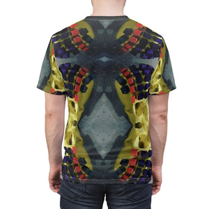 The Shield      Unisex All Over Printed Cut & Sew Tee - SkySkull Art