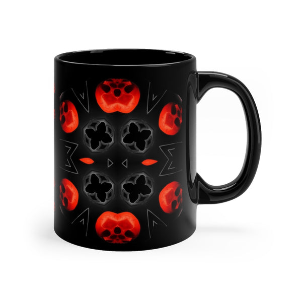 X Skulls X Black mug 11oz - SkySkull Art