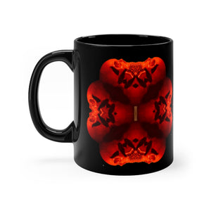 X Skulls Joined Act Black mug 11oz - SkySkull Art