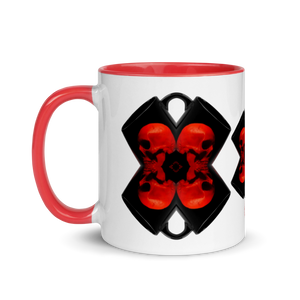 X Skull CRRR Mug with Color  11oz - SkySkull Art