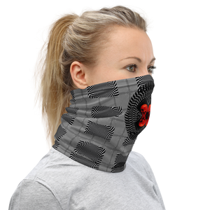 Hypnotic X Skull Bells Neck Gaiter - SkySkull Art