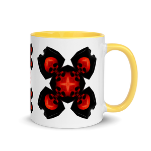 X Skulls Simple Mug with Color 11oz - SkySkull Art