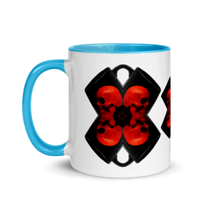 X Skull CRRR Mug with Color  11oz - SkySkull Art