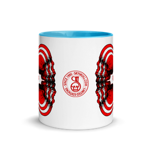 Skull World Canadian Flag Mug with Color 11oz - SkySkull Art