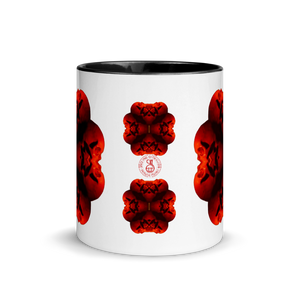 X Skulls Joined Act  Mug with Color 11oz - SkySkull Art