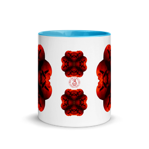 X Skulls Joined Act  Mug with Color 11oz - SkySkull Art