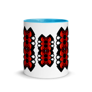 X Skulls Spine Mug with Color 11oz - SkySkull Art