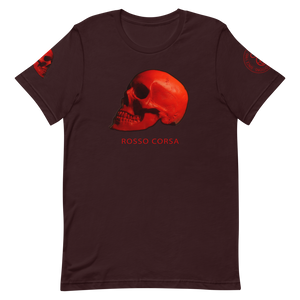 ROSSO CORSA EDITION Printed On Front, Back and both Sleeves, Unisex T Shirt - SkySkull Art