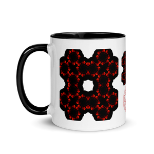 X Skull Flower Mug with Color 11oz - SkySkull Art