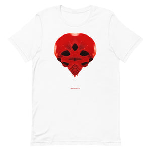 Heart Skull 737 Printed on Front + Back Logo, Unisex - SkySkull Art