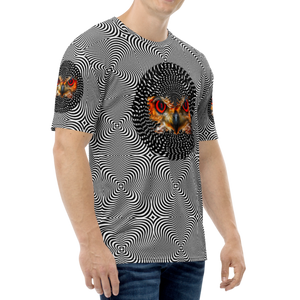 Owl Eyes See Skull  Extra Hypnotic Style  AOP T-shirt - SkySkull Art