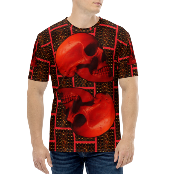 96 Red Brick  AOP T-shirt - SkySkull Art