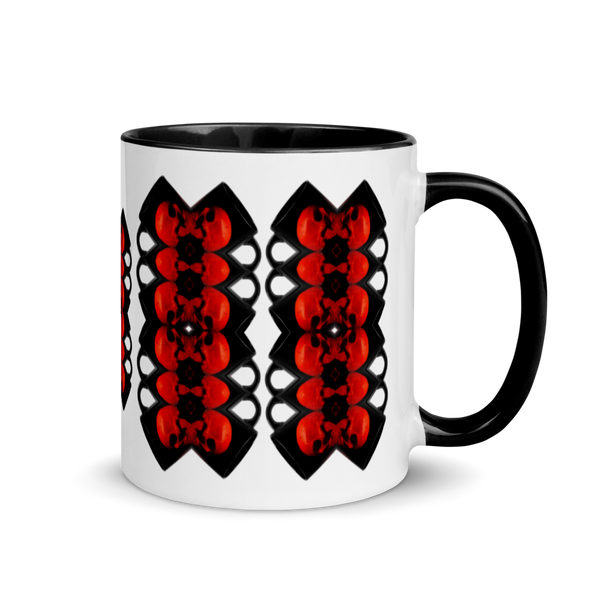 X Skulls Spine Mug with Color 11oz - SkySkull Art