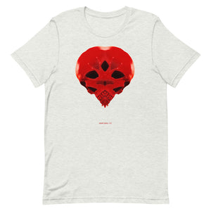 Heart Skull 737 Printed on Front + Back Logo, Unisex - SkySkull Art