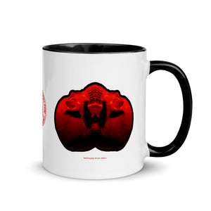 Mothoro Peak Skull Mug with Color 11oz - SkySkull Art