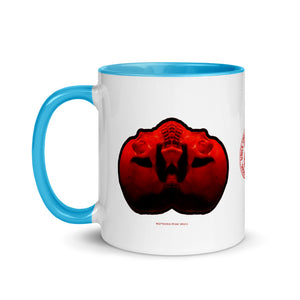 Mothoro Peak Skull Mug with Color 11oz - SkySkull Art