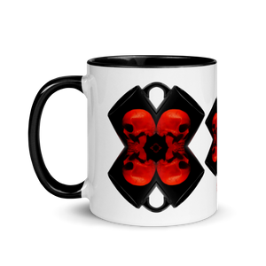 X Skull CRRR Mug with Color  11oz - SkySkull Art