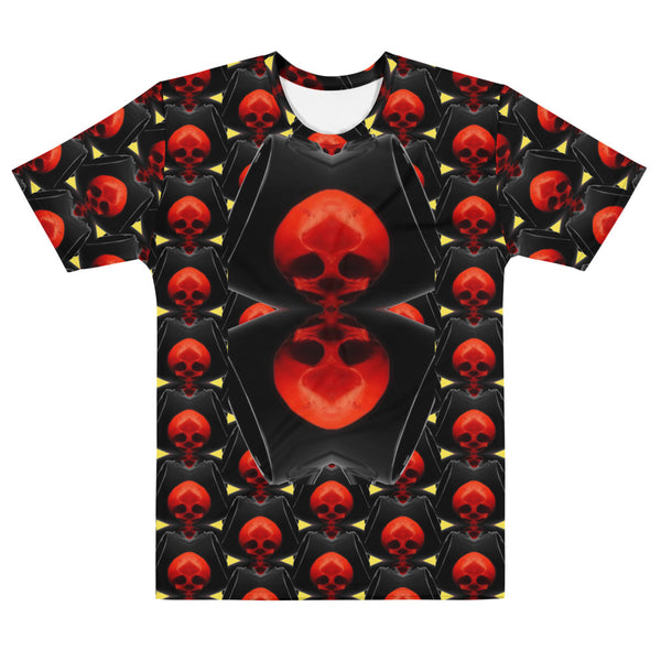 Smooth Warning Skulls  AOP T-Shirt - SkySkull Art