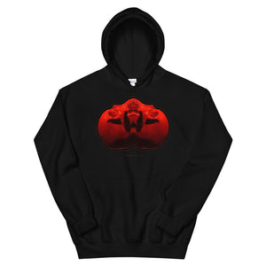 Mothoro Peak Skull Front Print + Back Logo Unisex Hoodie - SkySkull Art