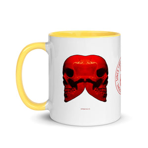 Left Right Skull 333 Mug with Color - SkySkull Art