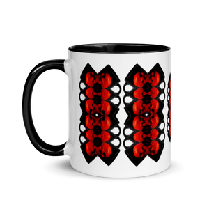 X Skulls Spine Mug with Color 11oz - SkySkull Art