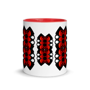 X Skulls Spine Mug with Color 11oz - SkySkull Art