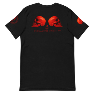 ROSSO CORSA EDITION Printed On Front, Back and both Sleeves, Unisex T Shirt - SkySkull Art