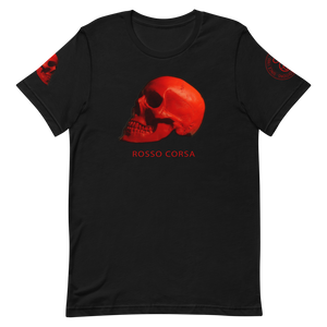 ROSSO CORSA EDITION Printed On Front, Back and both Sleeves, Unisex T Shirt - SkySkull Art