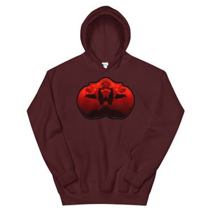 Mothoro Peak Skull Front Print + Back Logo Unisex Hoodie - SkySkull Art