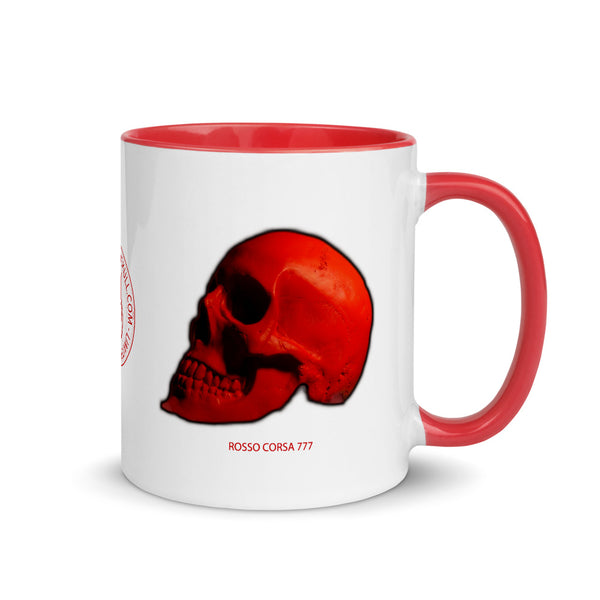 Rosso Corsa Edition Mug with Color 11oz - SkySkull Art