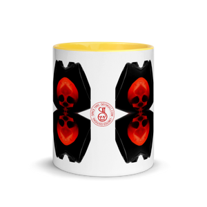 Up Down We Are Skulls Mug with Color 11oz - SkySkull Art