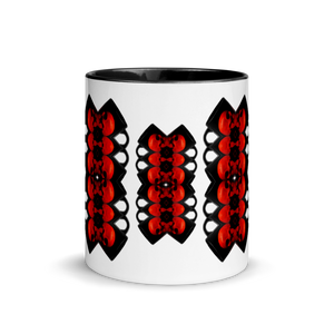 X Skulls Spine Mug with Color 11oz - SkySkull Art