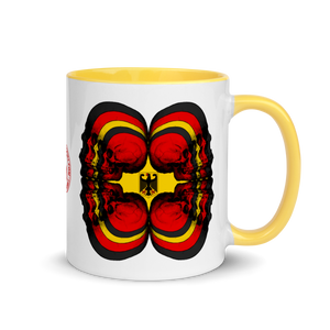 Skull World German Flag Mug with Color 11oz - SkySkull Art