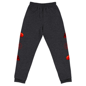 Rosso Corsa Edition Printed on both legs.,Unisex Joggers - SkySkull Art