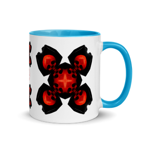 X Skulls Simple Mug with Color 11oz - SkySkull Art