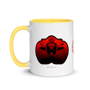 Mothoro Peak Skull Mug with Color 11oz - SkySkull Art