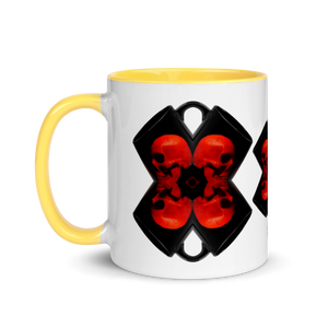 X Skull CRRR Mug with Color  11oz - SkySkull Art