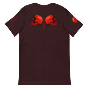 ROSSO CORSA EDITION Printed On Front, Back and both Sleeves, Unisex T Shirt - SkySkull Art