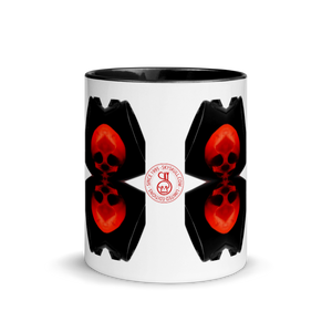 Up Down We Are Skulls Mug with Color 11oz - SkySkull Art