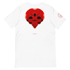 Heart Skull 737 Printed on Front, Back + Right Sleeve ,Unisex - SkySkull Art