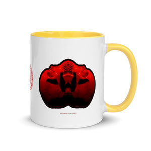 Mothoro Peak Skull Mug with Color 11oz - SkySkull Art