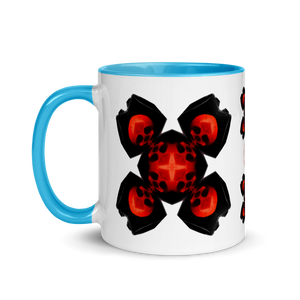 X Skulls Simple Mug with Color 11oz - SkySkull Art